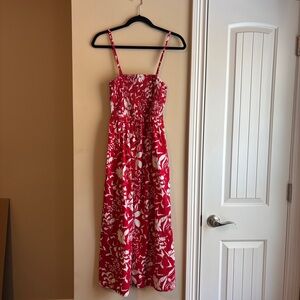Red and White Sundress